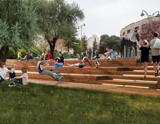 גן הסוס - מרכז העיר בירושלים
